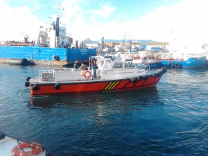 Carla M turning at no. 12 berth